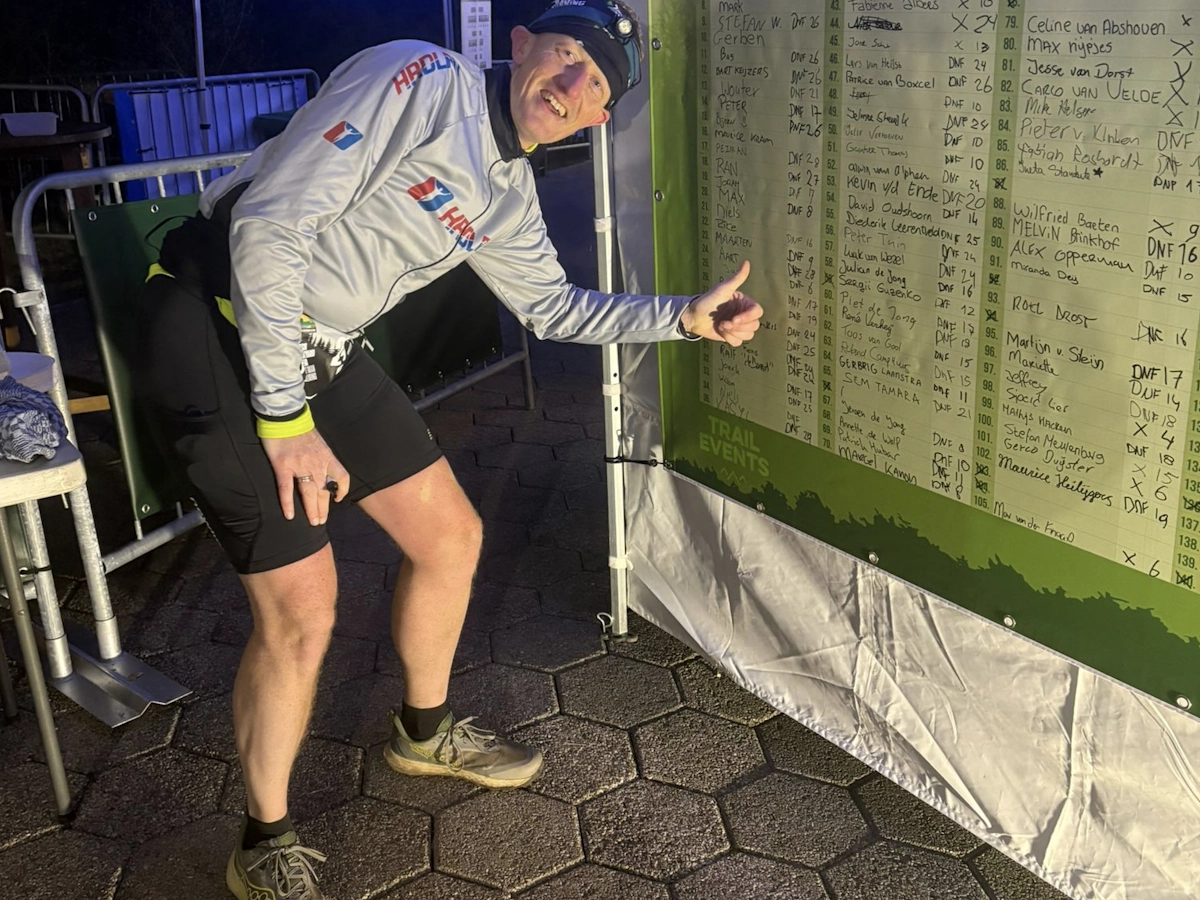 Aart tijdens een Backyard Ultra evenement