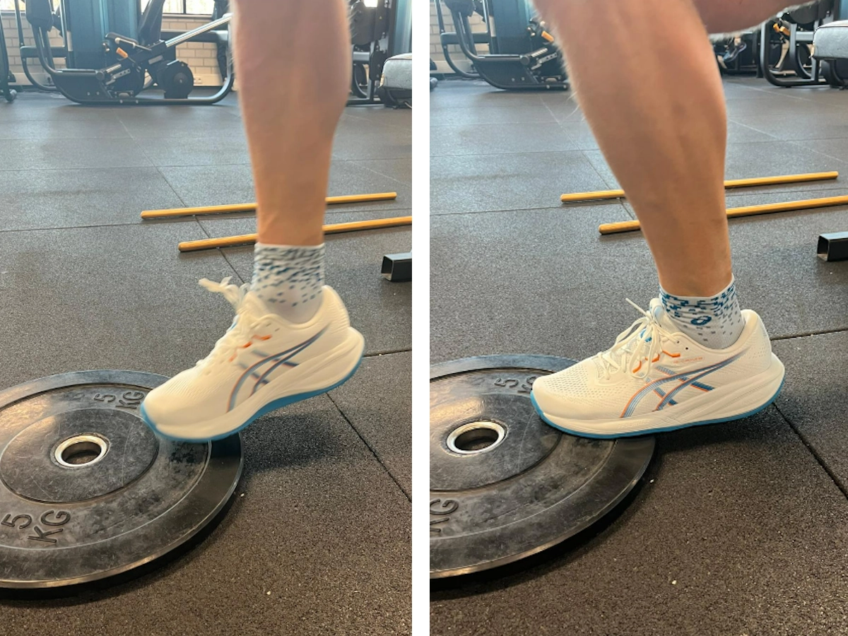ASICS CUMULUS 28 in training op gewicht