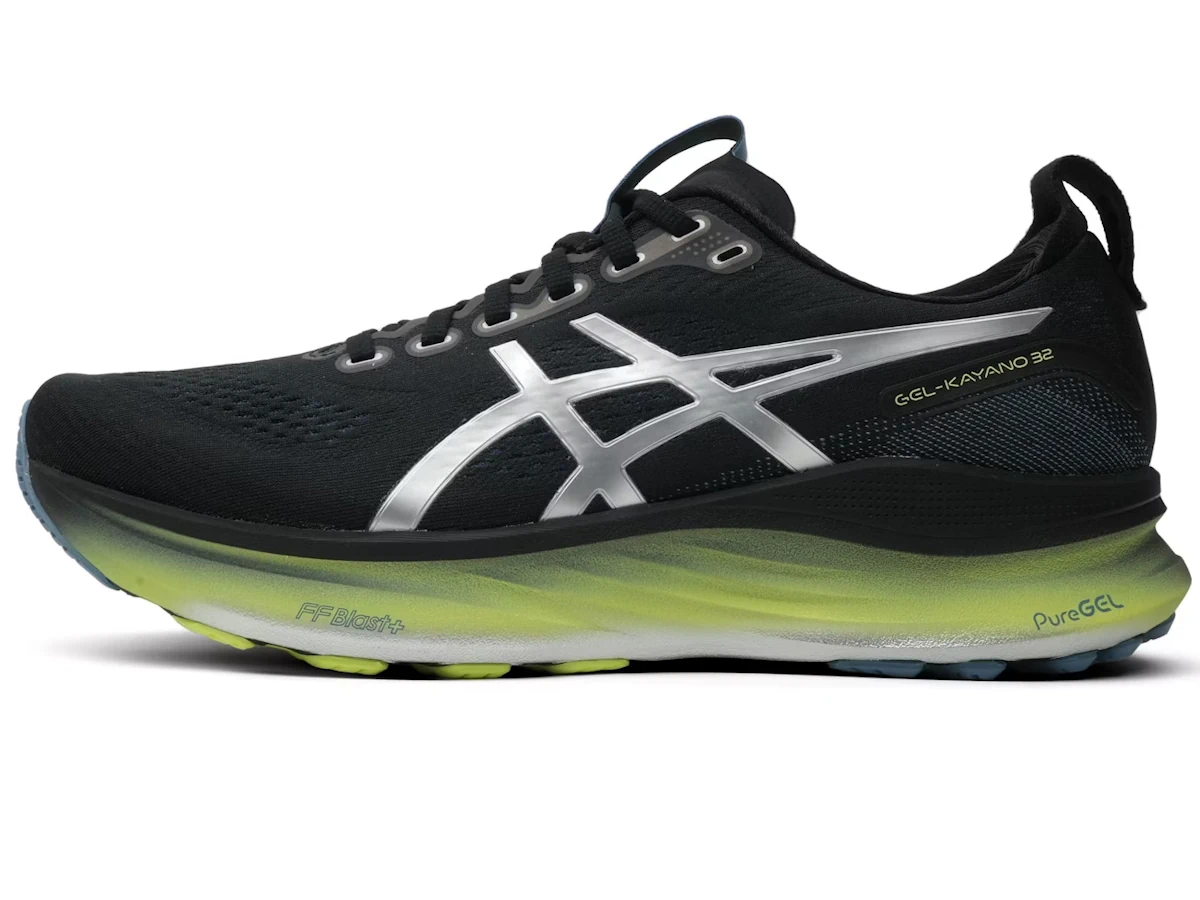 Asics Kayano 32 hardloopschoen voor heren in het zwart