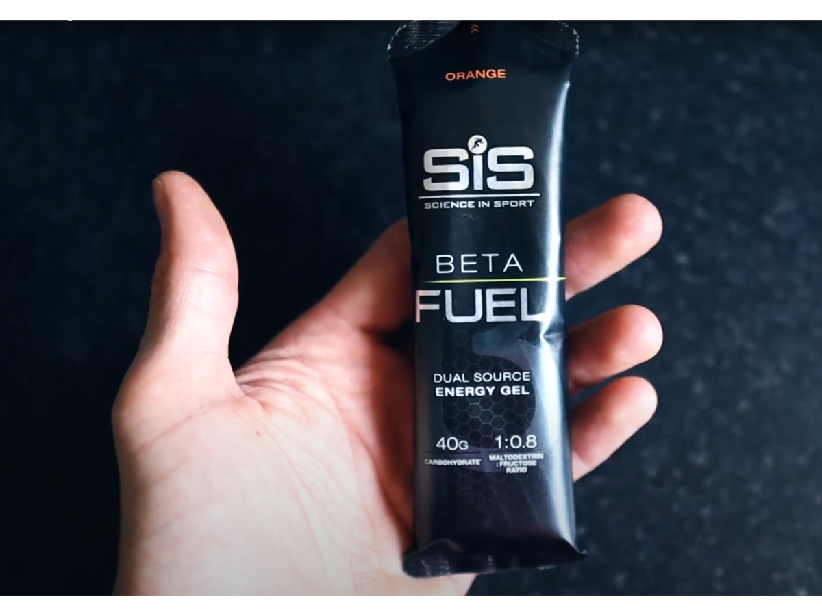 SIS Beta fuel in hand