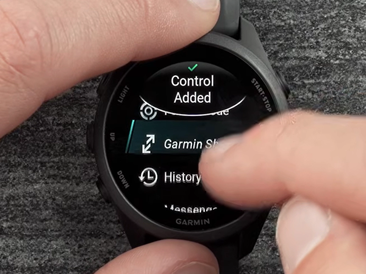 Garmin 170 bediening en controls
