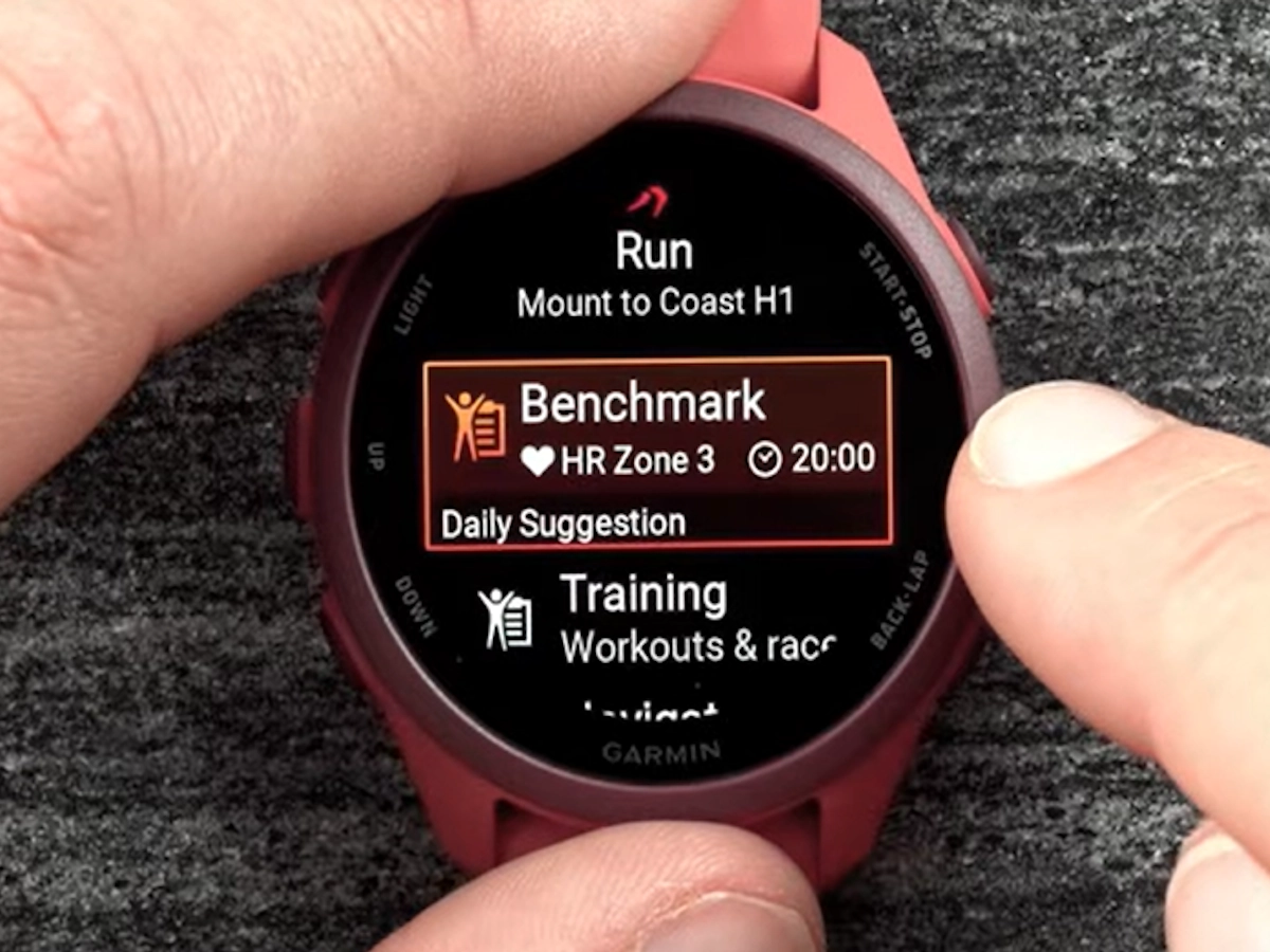 Garmin 170 GPS trainingsadvies