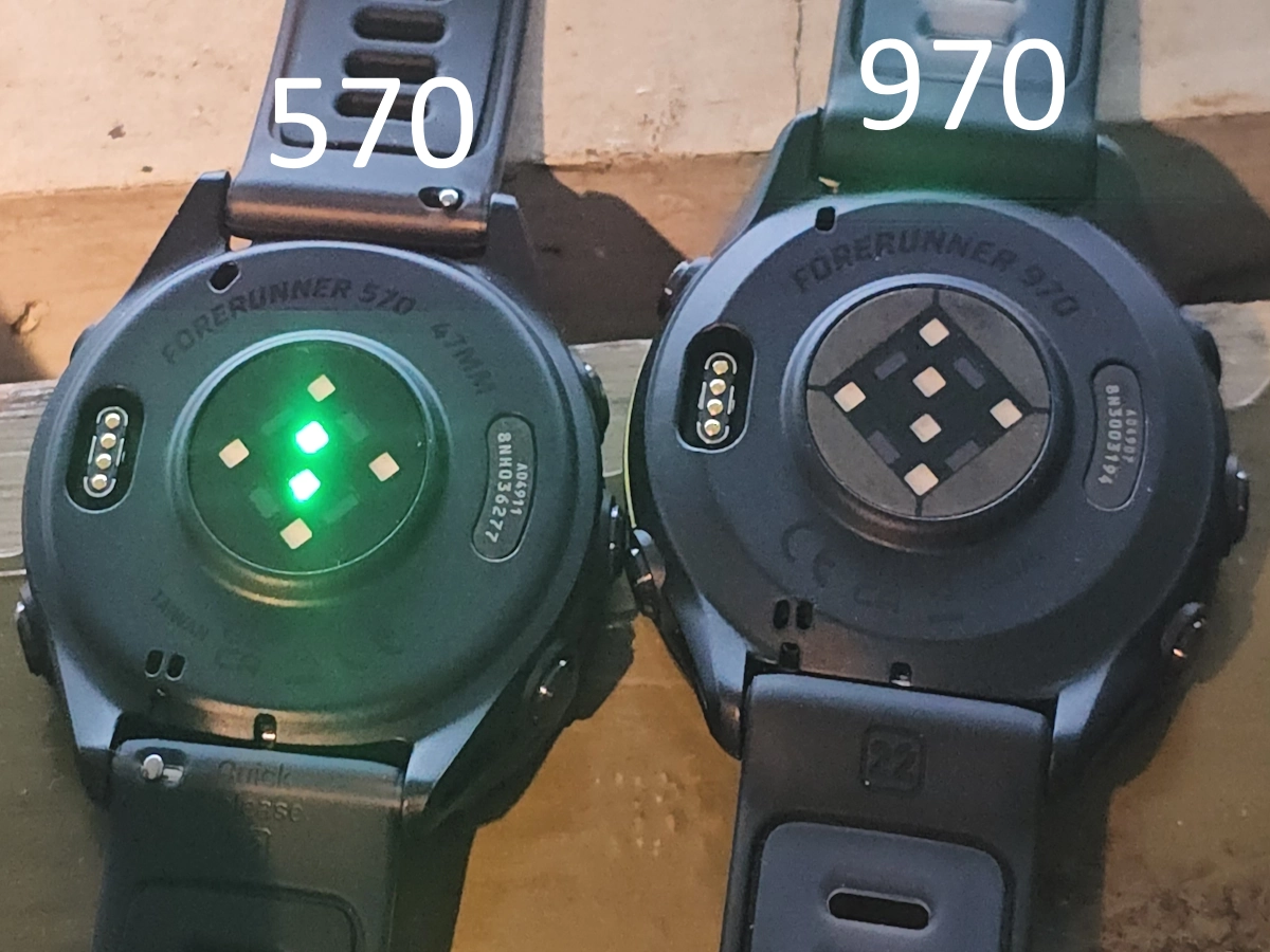 Garmin 570 en 970 achterzijde