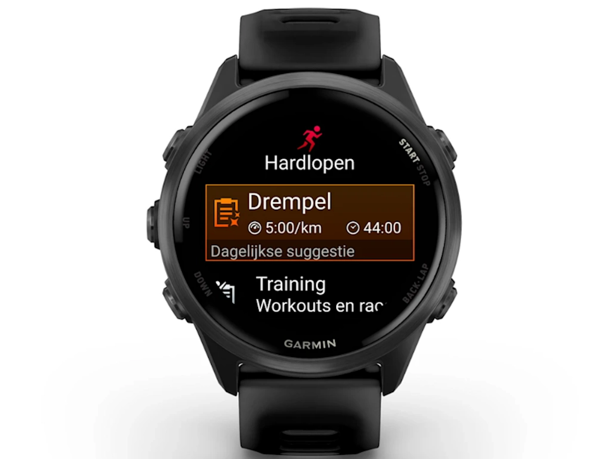Garmin 570 aanzicht