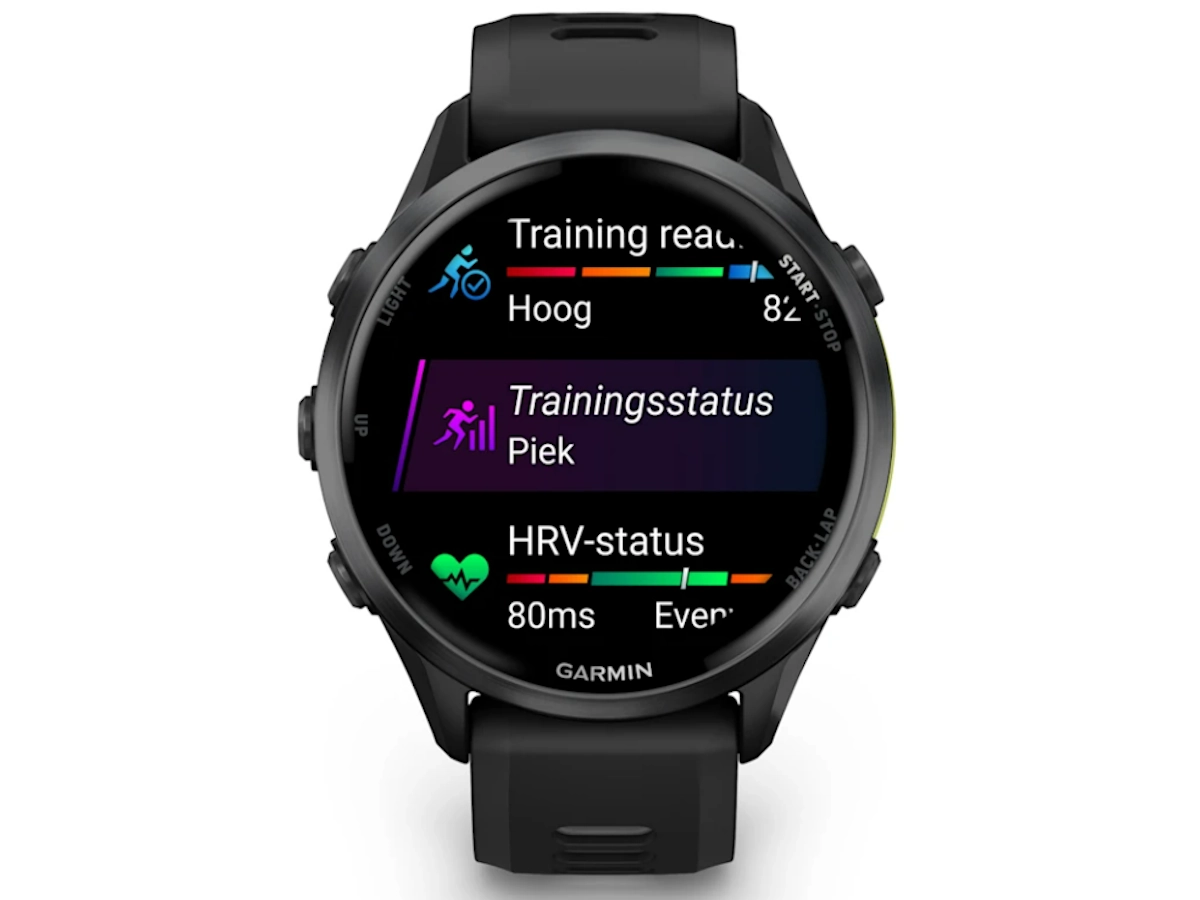 HRV en trainingsstatus Garmin 970