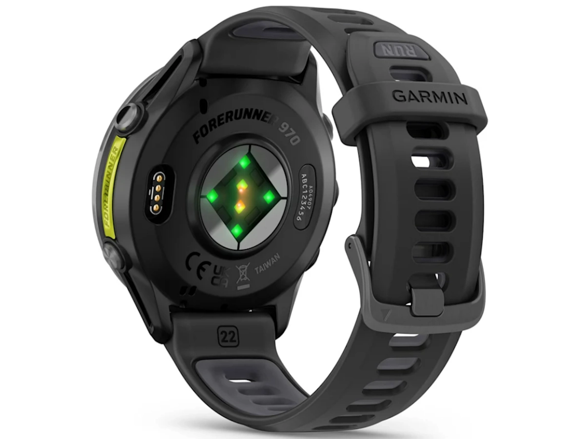 Hartslagmeet unit op Garmin 970 achterop