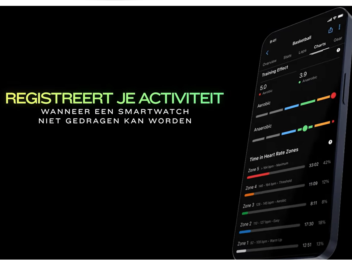 Garmin HRM 600 op mijn telefoon