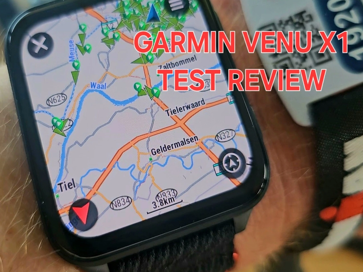 Garmin Venu X1 om mijn pols voor de test