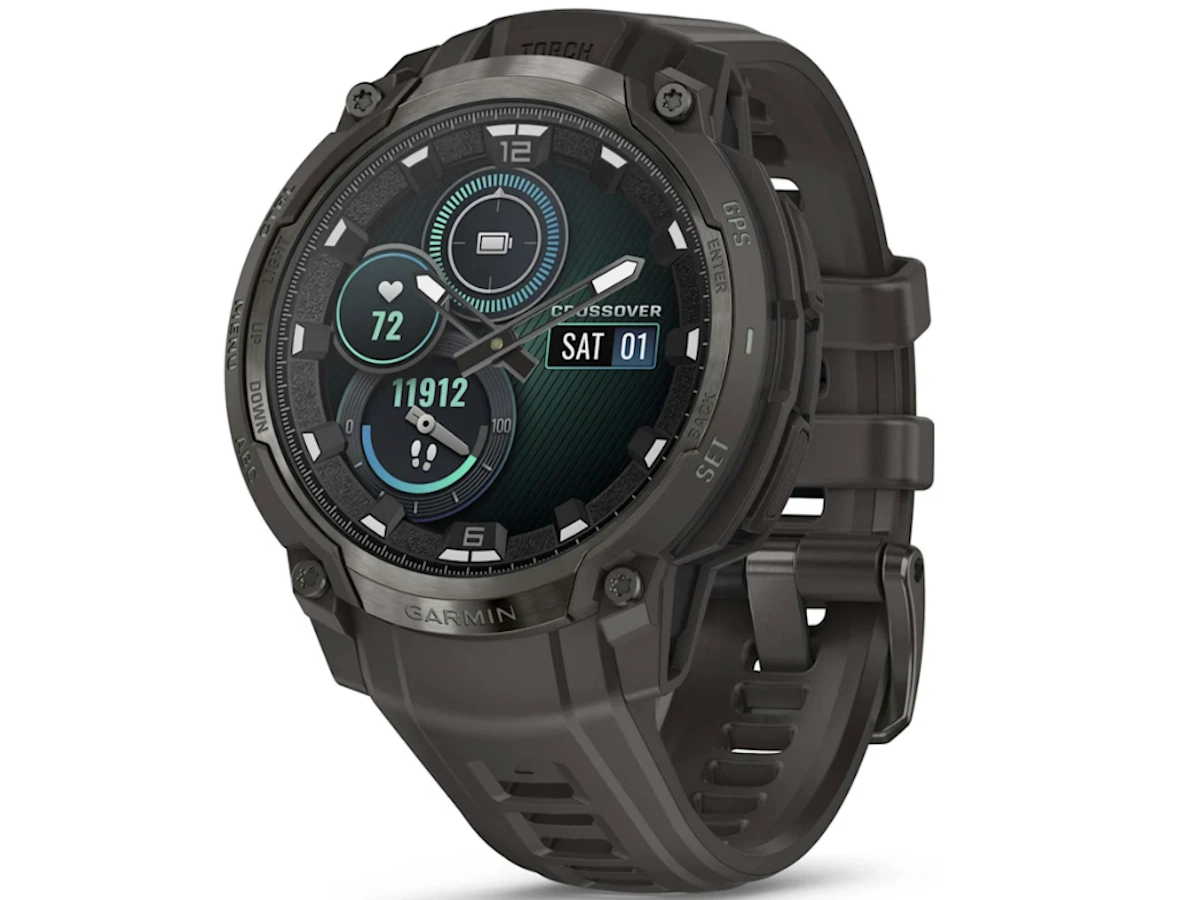 Garmin Instinct Crossover 3 hybride smartwatch met analoge wijzers