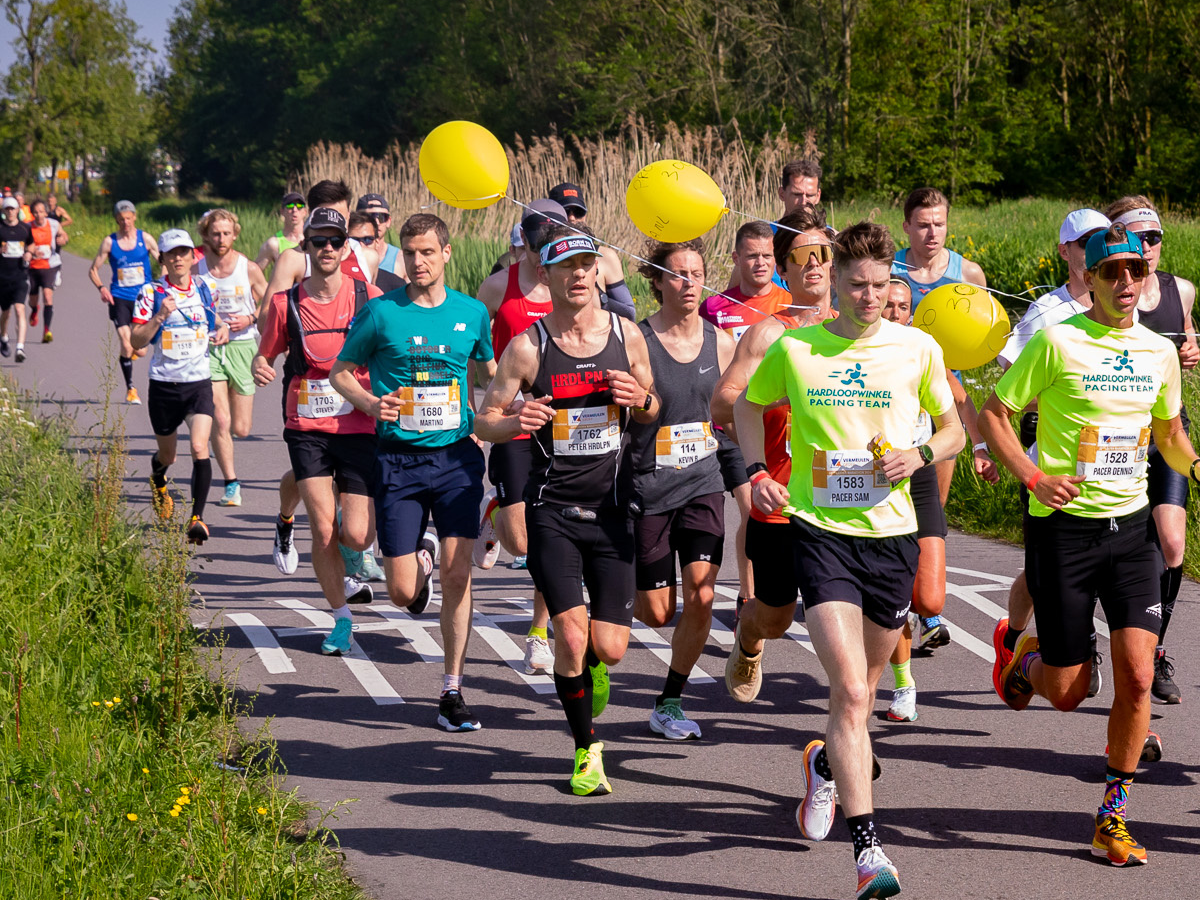 Hardlopers marathon Leiden