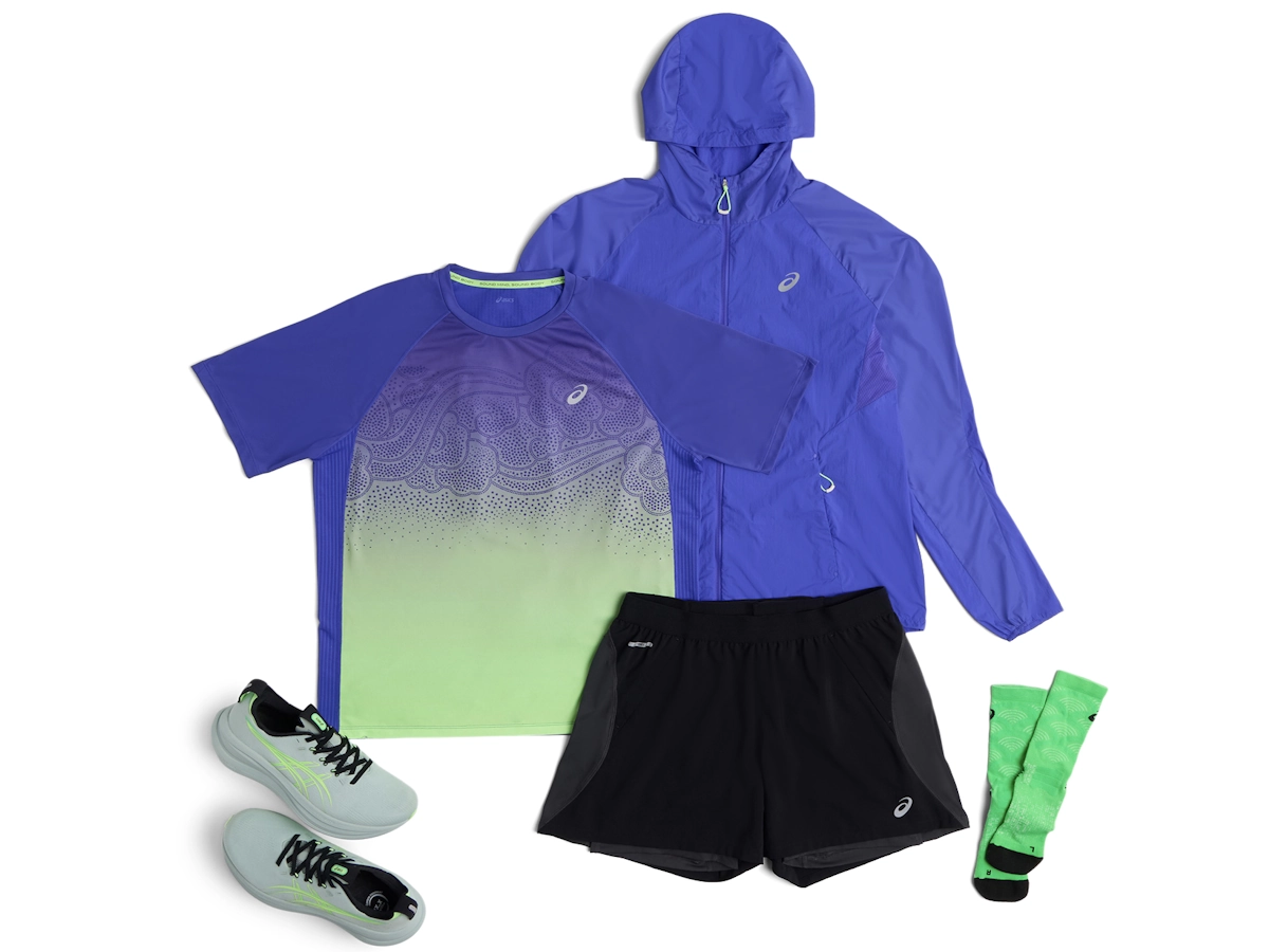 Hardloop outfit heren van ASICS bij de GEL-NIMBUS 28