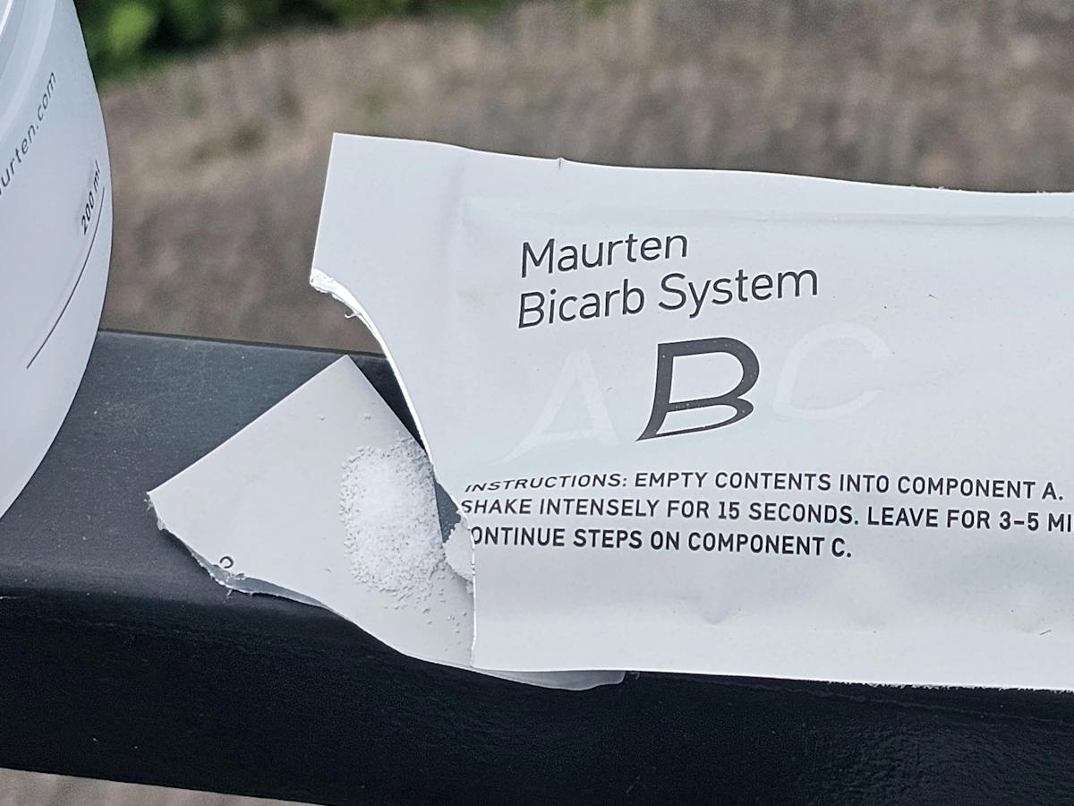 Maurten Bi-Carb B voor mixen