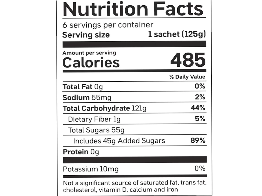 Nutrition van maurten
