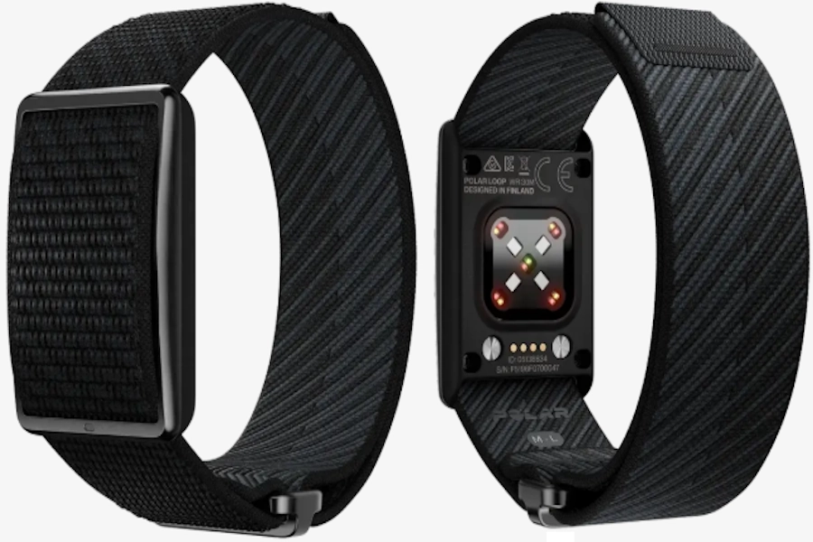 Polar Loop voor- en achterzijde van de fitnesstracker