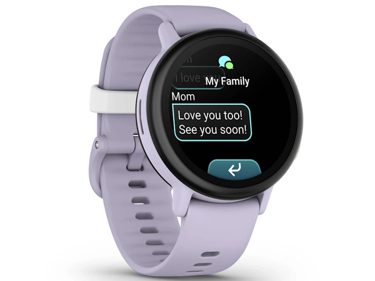 Roze Garmin Bounce 2 smartwatch voor kinderen met AMOLED scherm