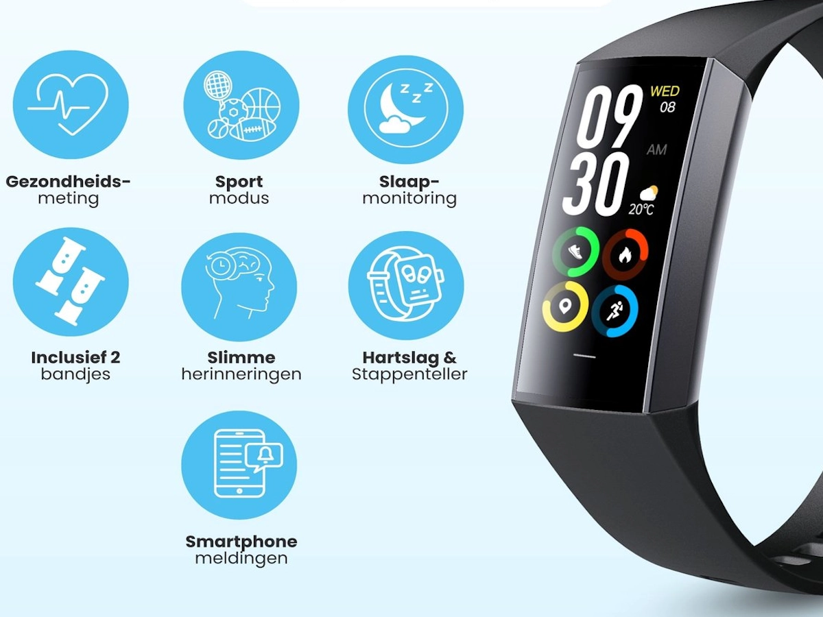 Siltcon simpele sport tracker smartwatch