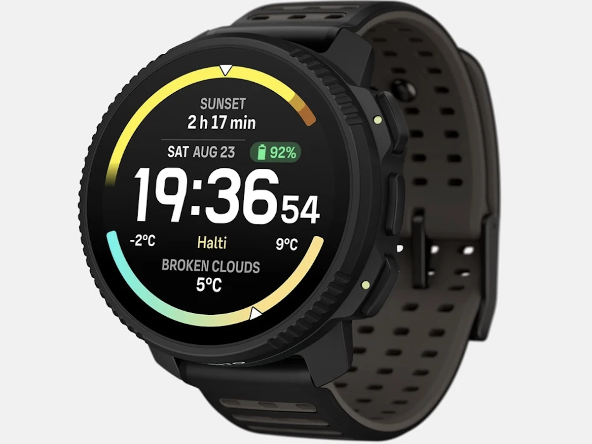 Voorzijde van Suunto Vertical 2 met AMOLED scherm