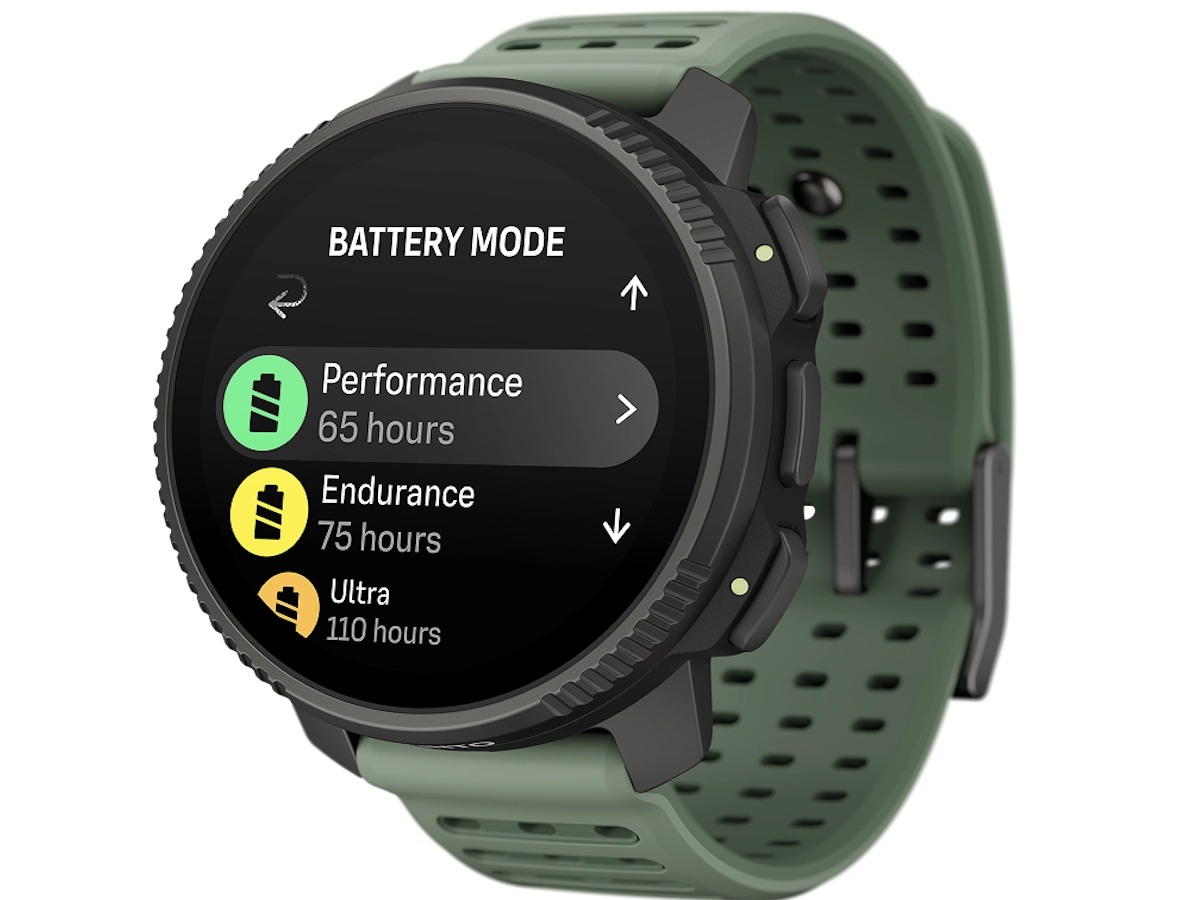 Suunto Vertical 2 horloge met focus op batterijduur en accuweergave