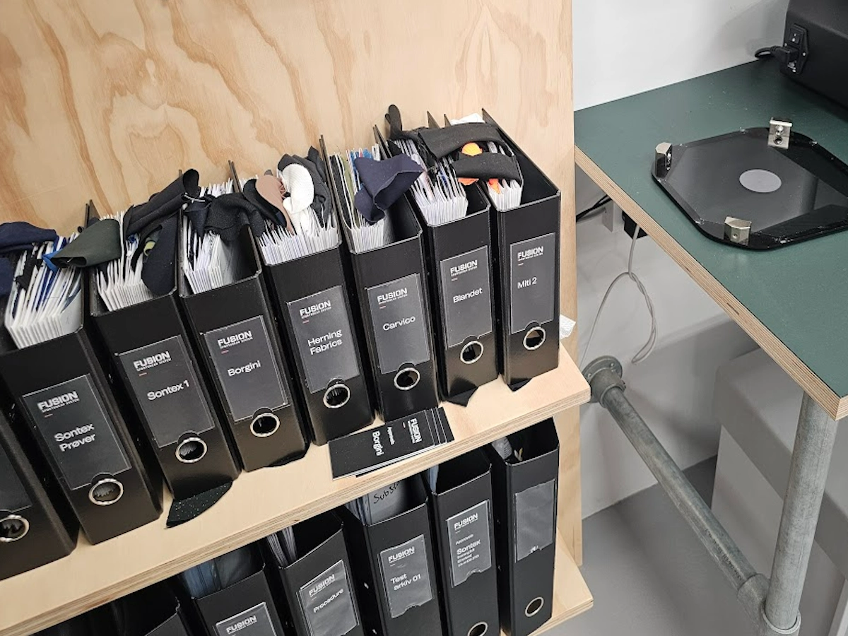 Testen van Fusion kleding in een laboratoriumomgeving