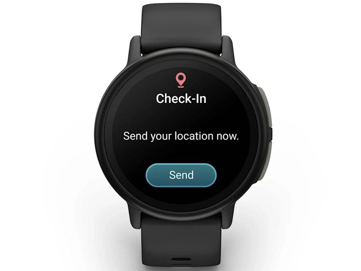 Garmin Bounce 2 horloge met veiligheidsfuncties zoals locatie-tracking