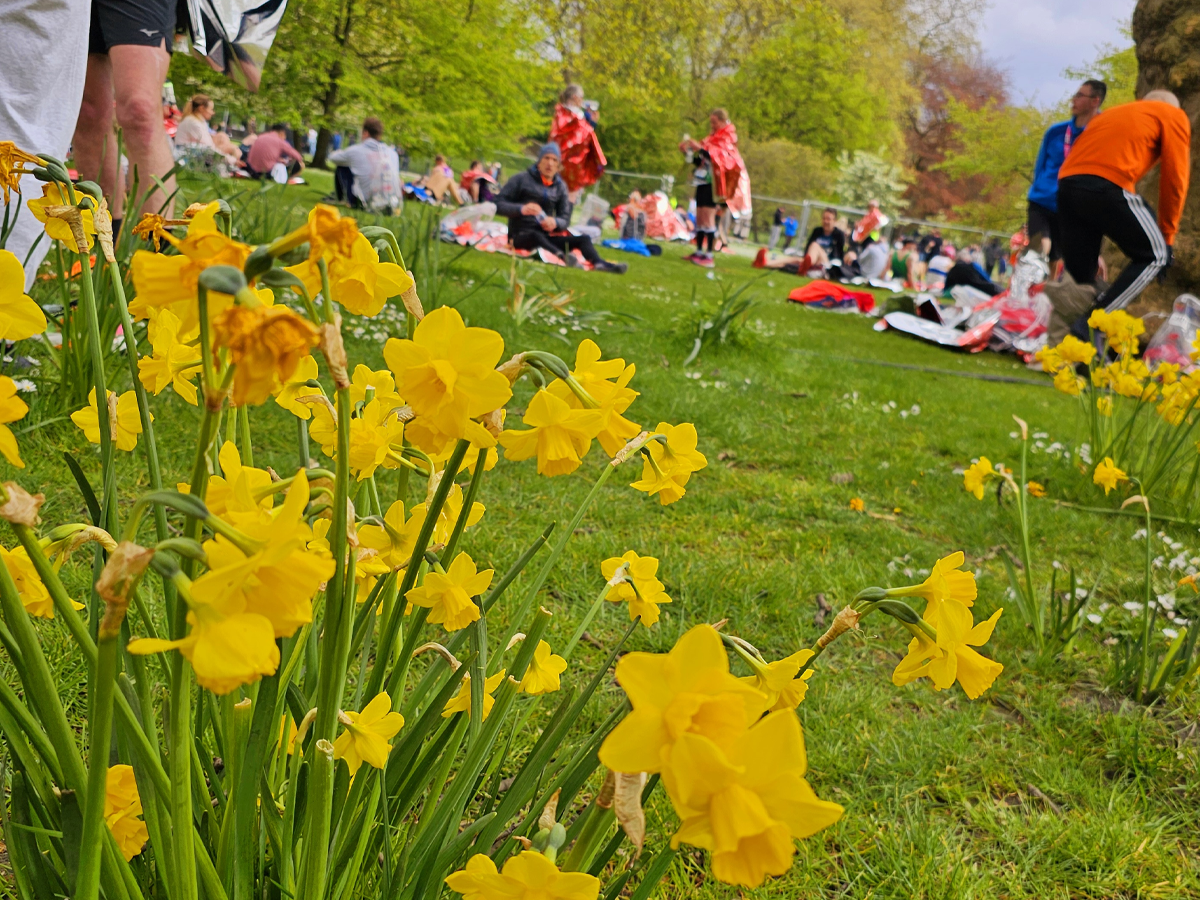 Wachtgebied London marathon