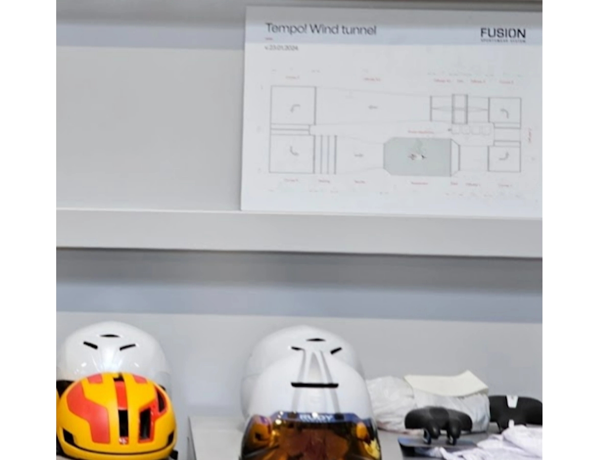Aerodynamische test in de windtunnel bij Fusion Denmark