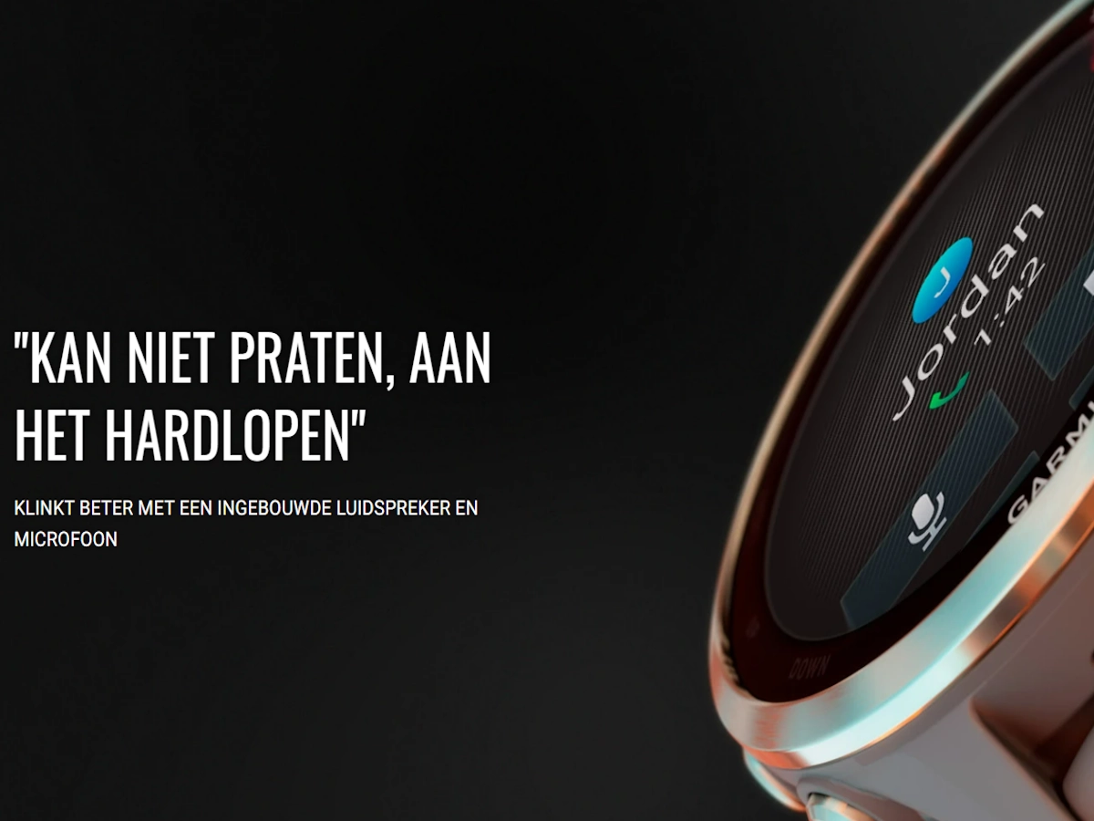 Horloge voor atleten Garmin 570 met belfunctie