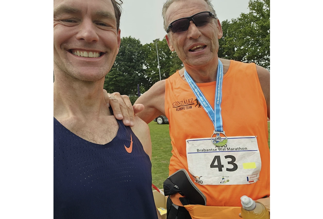 Bosgrond en natuur langs de route van de Brabantse Wal Marathon