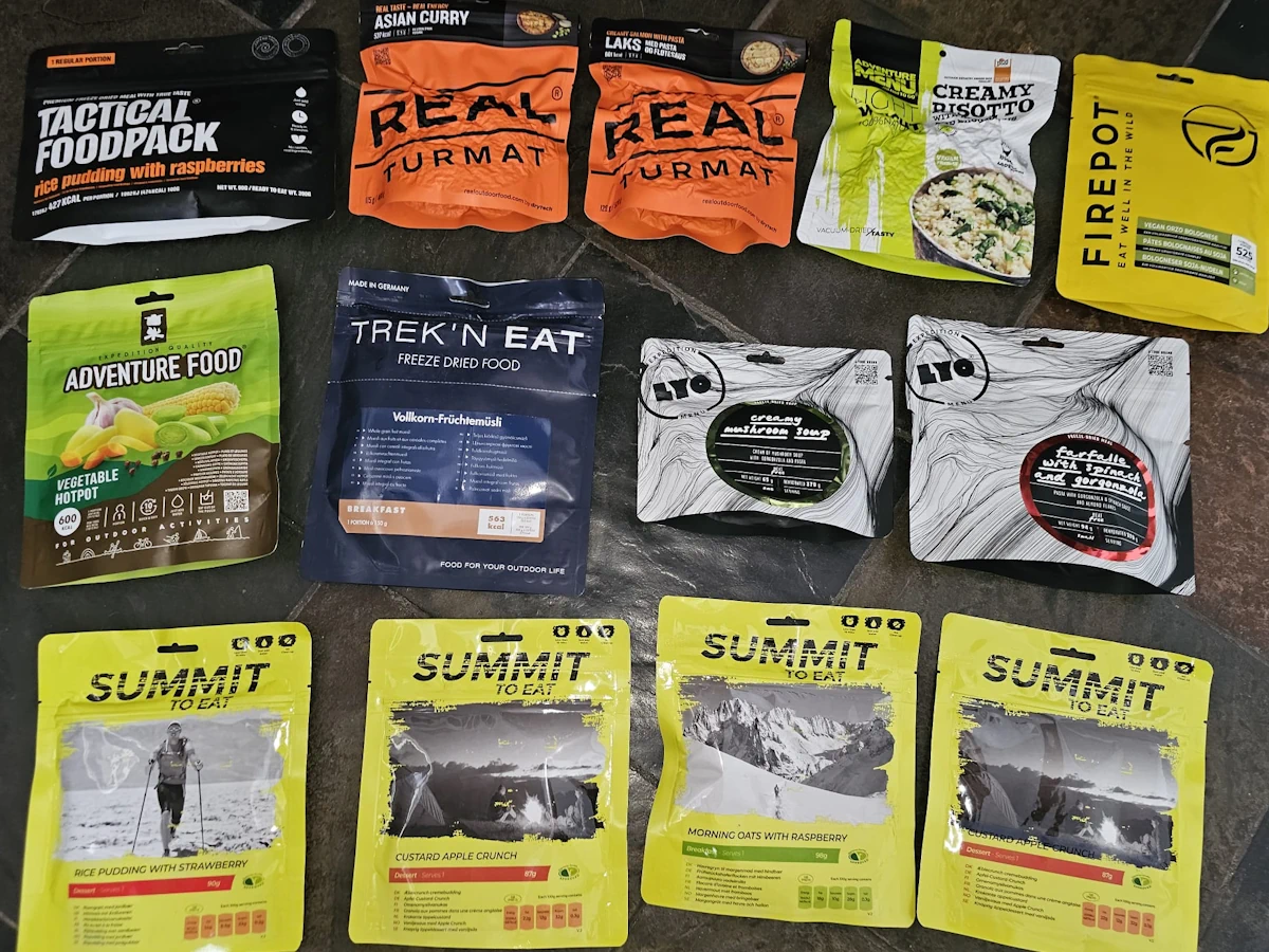 Zelfvoorzienend eten met Adventure Meals tijdens de MDS