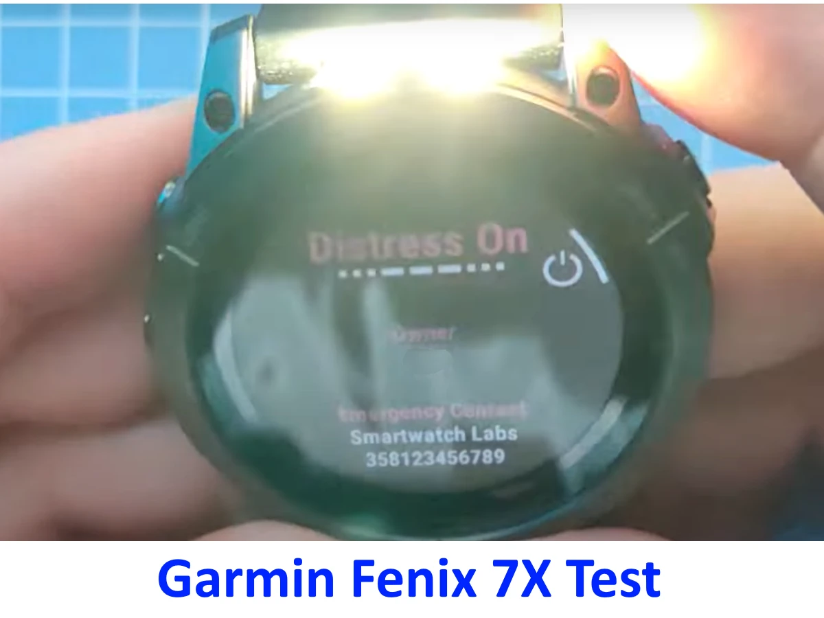 garmin fenix 7 x lamp