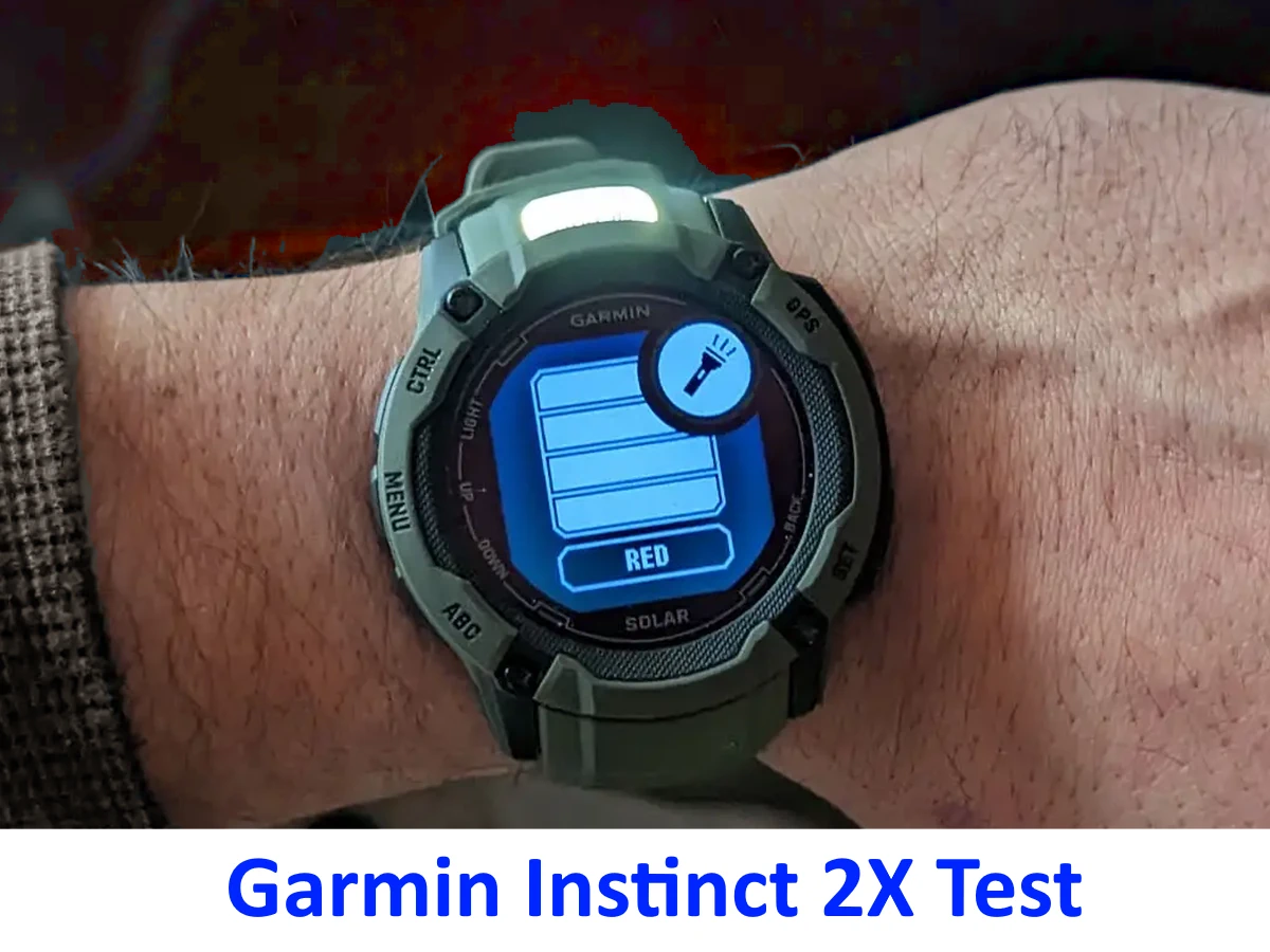 Garmin Instinct 2X lamp light