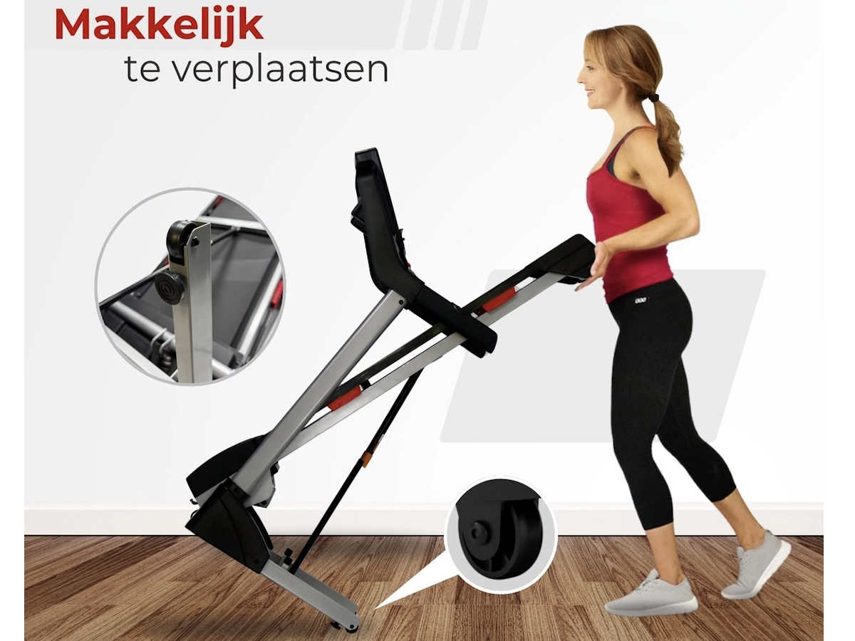 compacte Opklapbare Loopband voor Thuis in klein huis