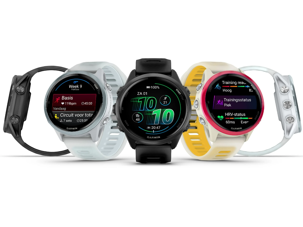 kleur opties van de Garmin 570