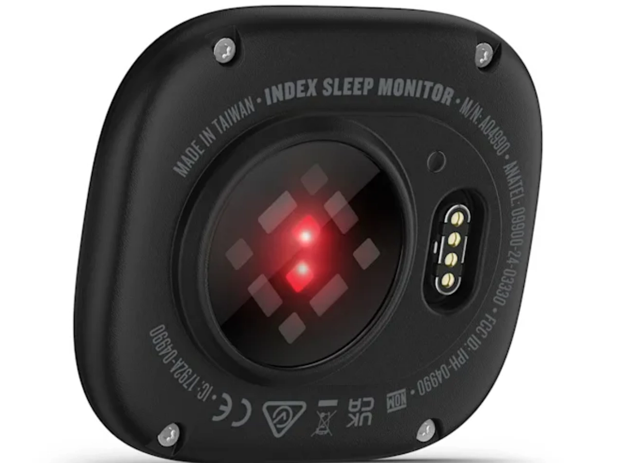 Garmin Index Sleep Monitor meetsensor met rood licht