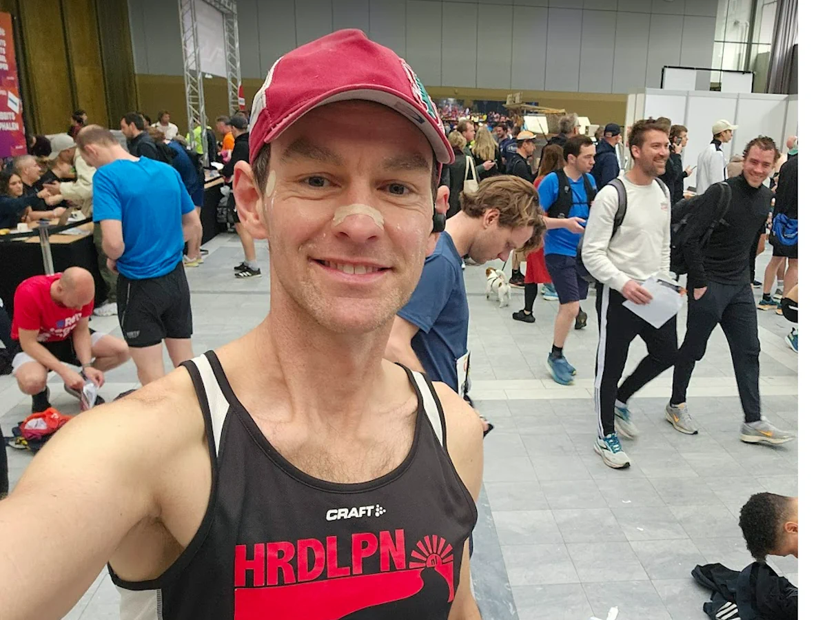 Neuspleister Peter marathon Rotterdam test