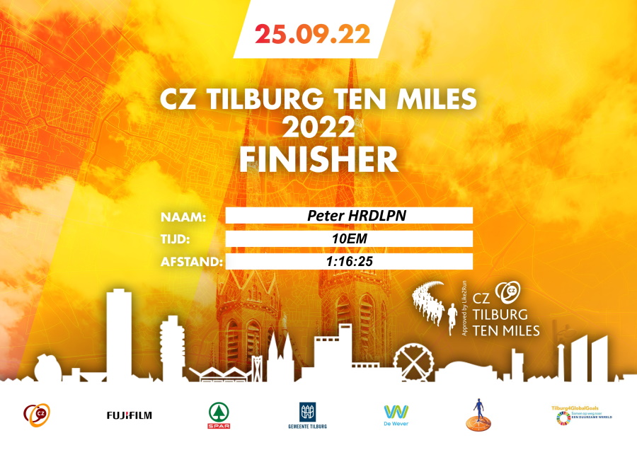 tilburg ten miles lopen