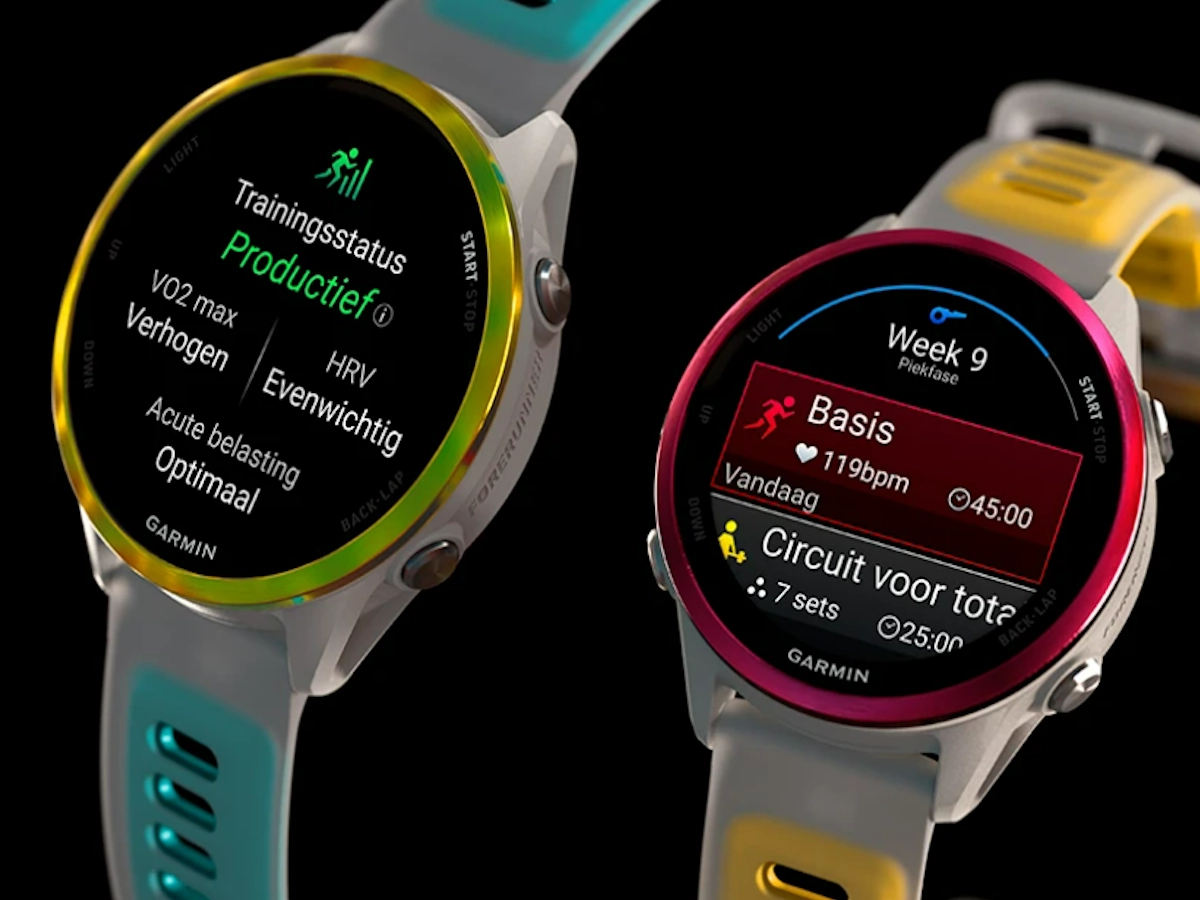 VO2 en hartslag op de Garmin 570